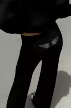 Angel Wings Sequin Leggings